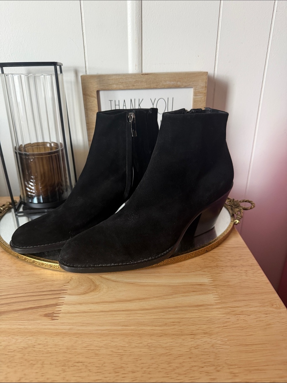Barbara Bui Black Suede Ankle Booties